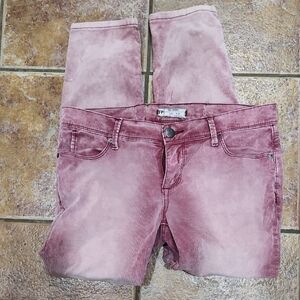 Free People Soft Corduroy Pants Size 27 Pink Great Condition